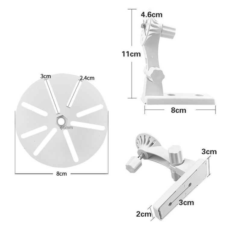 Punch-free Plastic Bracket for Surveillance Swing-head Cameras, For Swing-head Cameras Punch-free Plastic Bracket for Surveillance Swing-head Cameras, For Swing-head Cameras